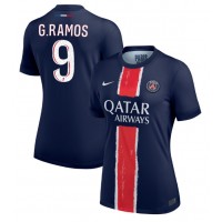 Dres Paris Saint-Germain Goncalo Ramos #9 Domáci pre Ženy 2024-25 Krátky Rukáv